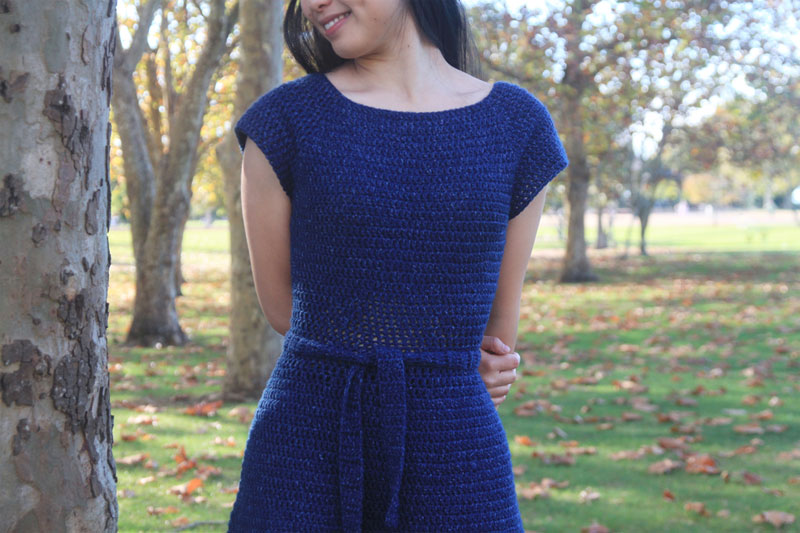 free crochet dress