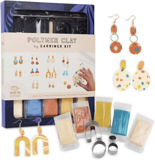 Polymer Clay Earrings-Making Kit