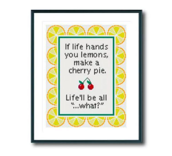 Life gives you a lemon