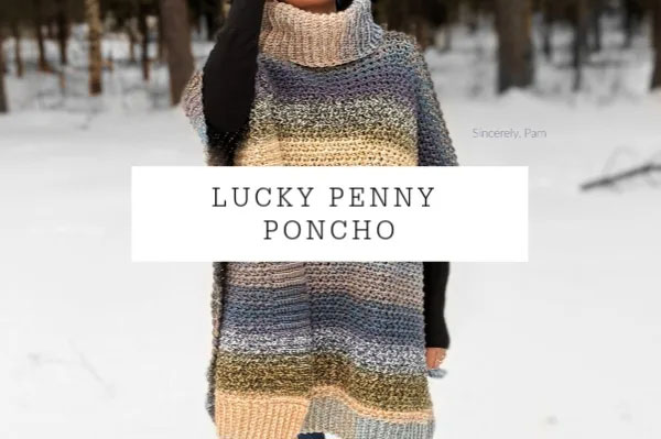 Lucky penny poncho