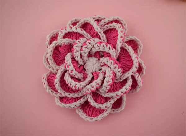 3D Crochet Flower Video Tutorial