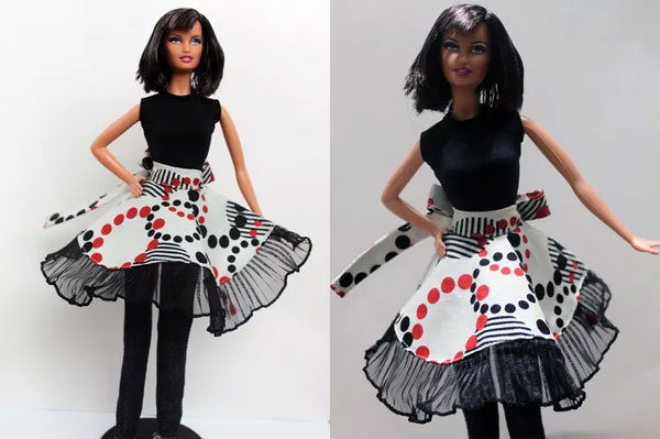 Barbie Doll Circle Apron Sewing Pattern