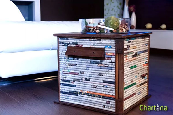 Recycled Cubox Table