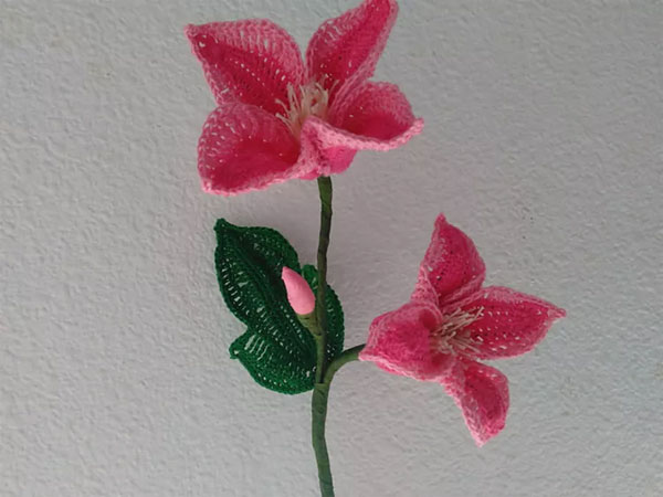 Crochet Clematis Flower