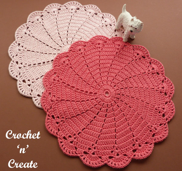 Crochet Swirly Doily Pattern