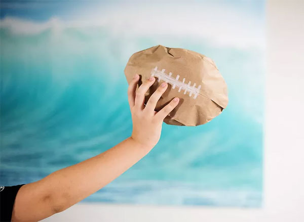 DIY Paper Bag Football
