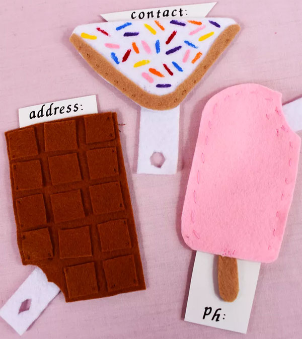 DIY Luggage Tags for the Sweet Tooth in you