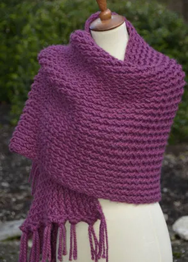 Easy Double Knit Shawl