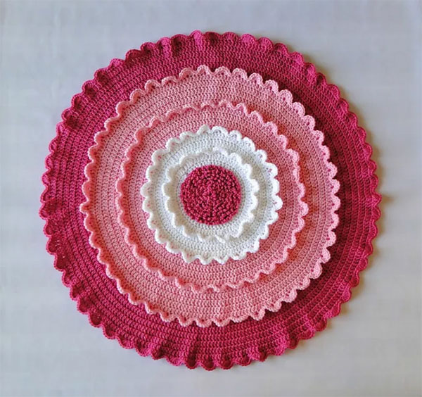 Large Crochet Flower Free Pattern