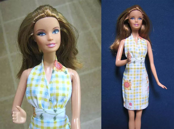 Halter Top Dress Pattern for Barbie