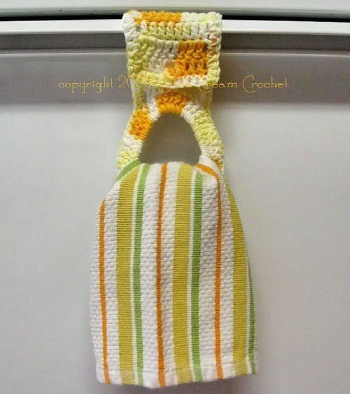 Basic Crochet Towel Ring Pattern
