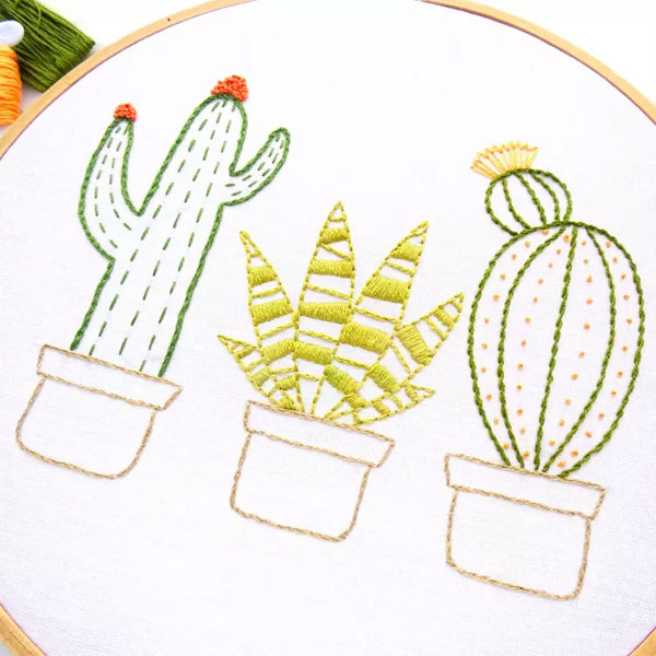 Stitch a Cactus Trio