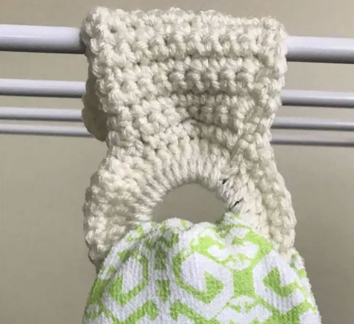 Crochet Towel Topper - Free Pattern