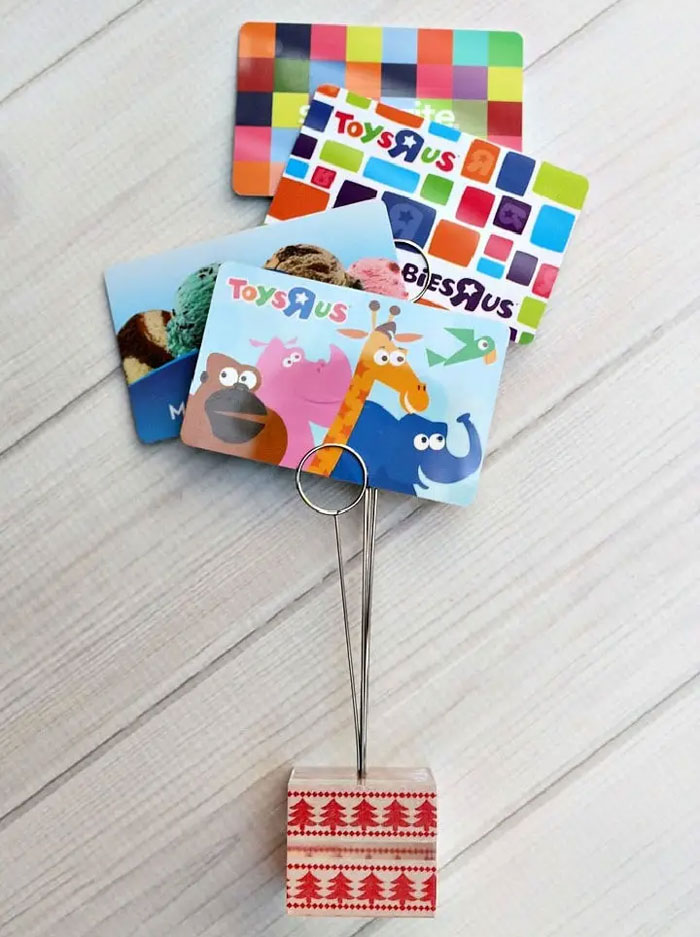 Easy DIY Gift Card Holder