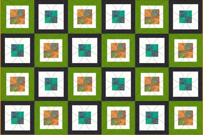 Easy Contemporary Baby Quilt