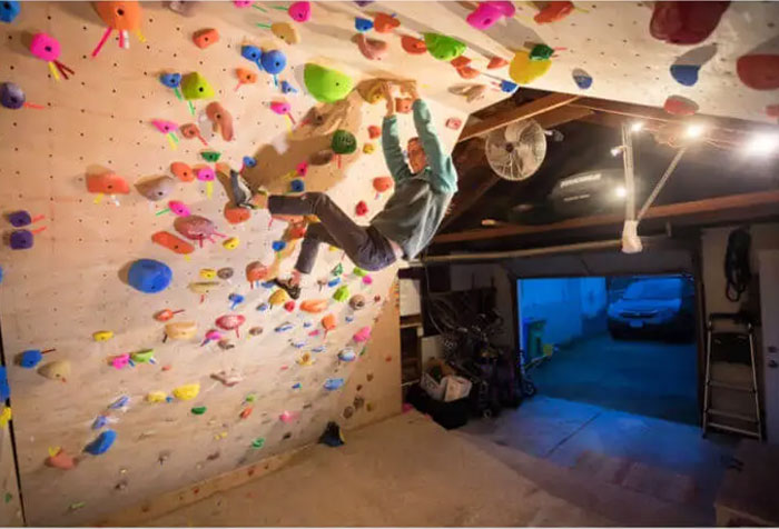 Build your own climbing wall