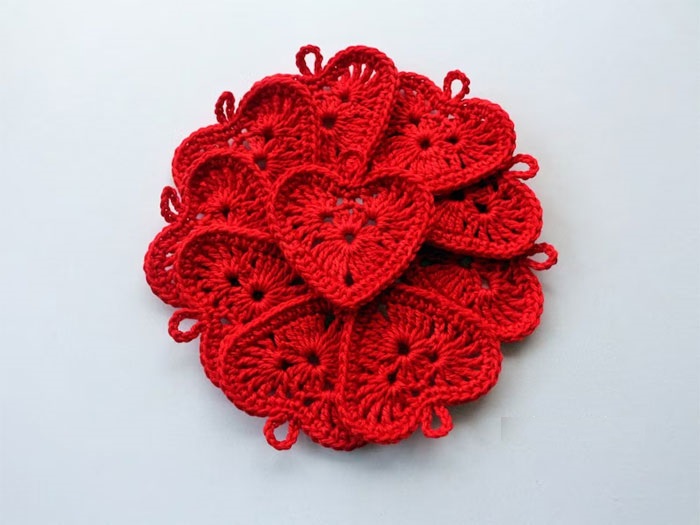 Mini Crochet Heart Pattern