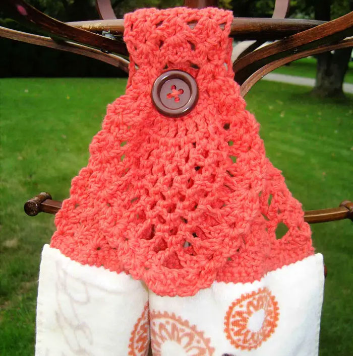Crochet Pineapple Towel Topper Pattern