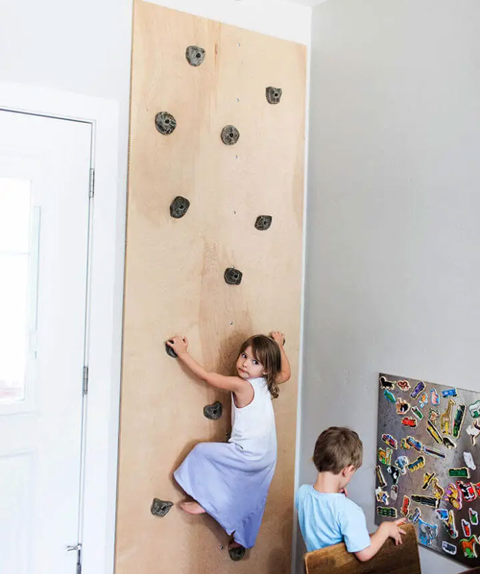 Rock Climbing Wall for Your Kid’s Playroom